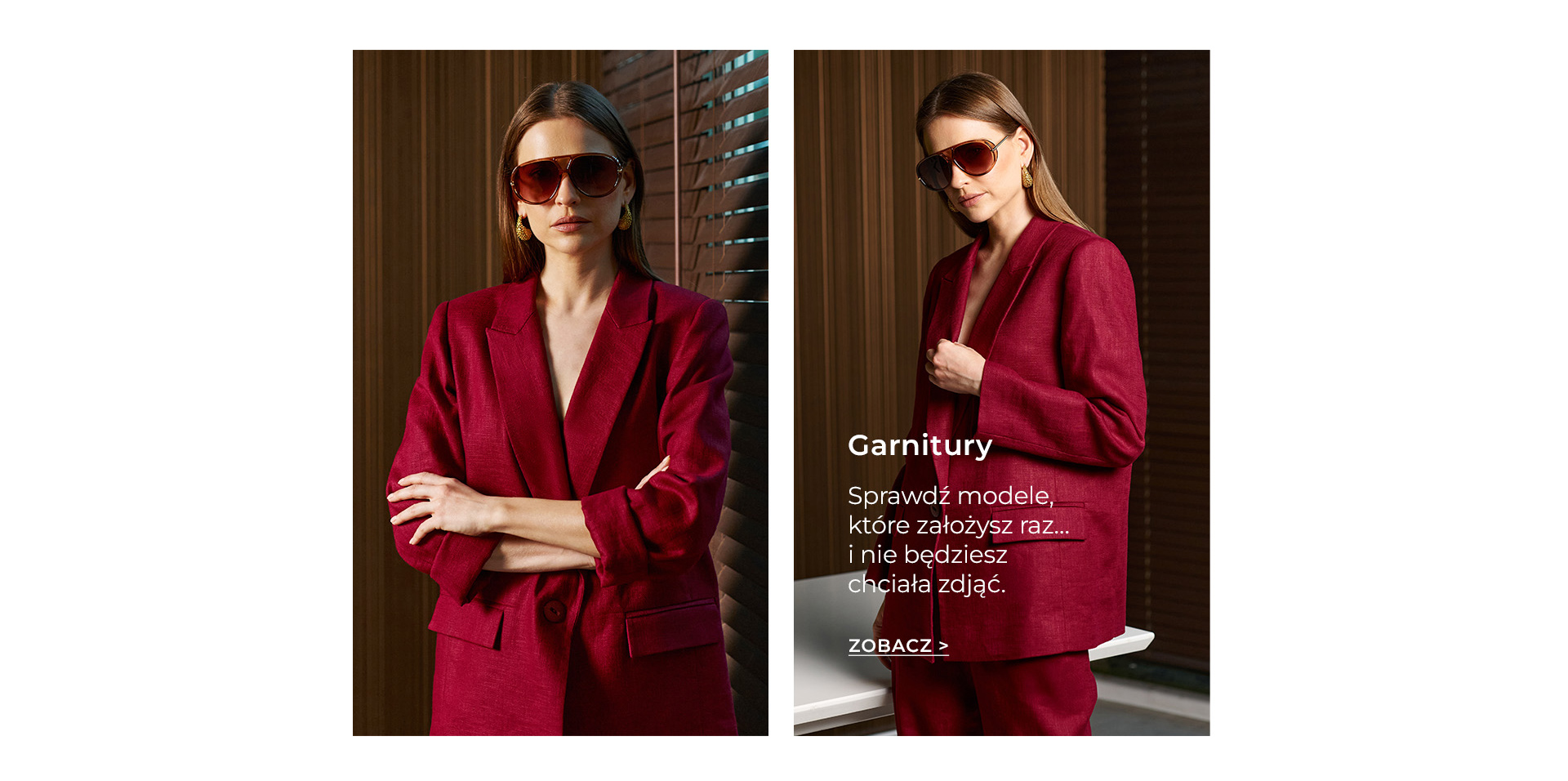 EZURI baner bordowy żakiet 